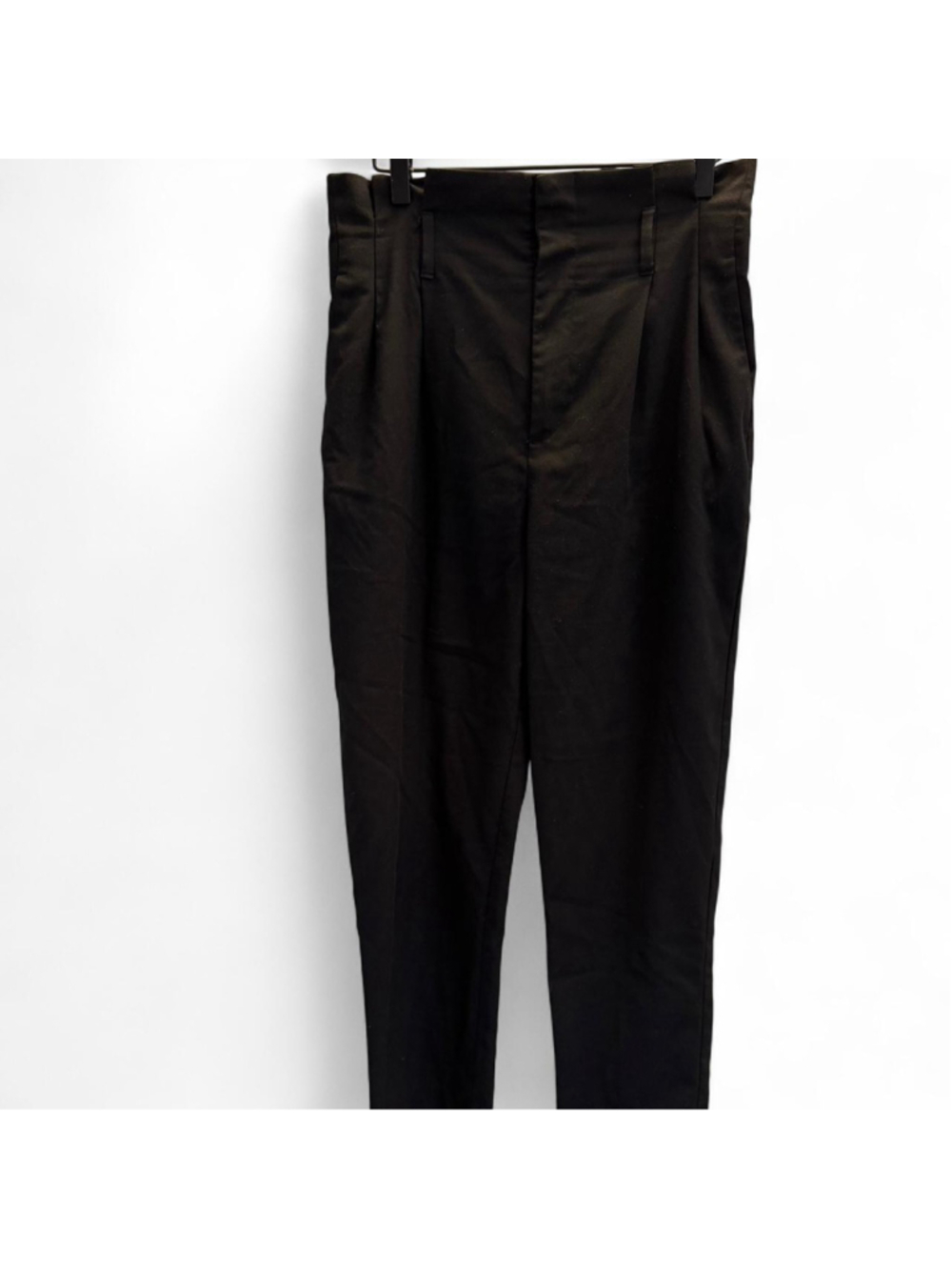 H&M black high-waisted trousers Size 6 #highwaisted #trousers